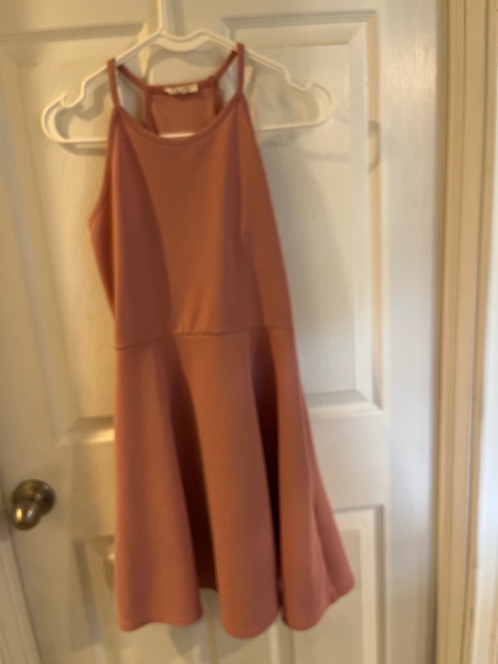 Olivia Rae Dusty Rose Fit & Flare Dress – Medium
